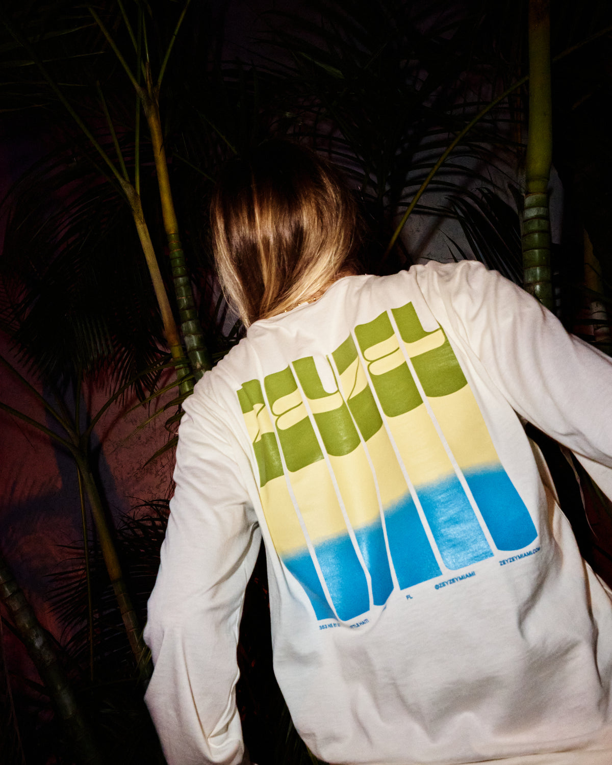 ZeyZey Natural Midweight Supima® Long Sleeve Tee