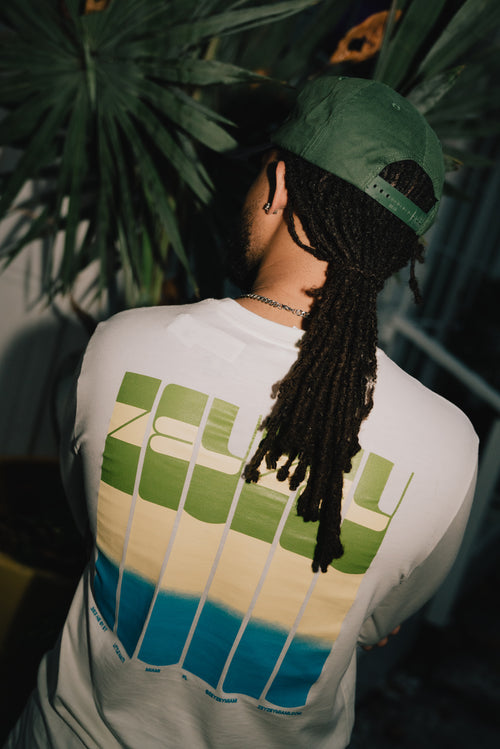 ZeyZey Natural Midweight Supima® Long Sleeve Tee