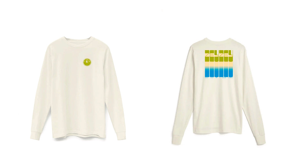 ZeyZey Natural Midweight Supima® Long Sleeve Tee